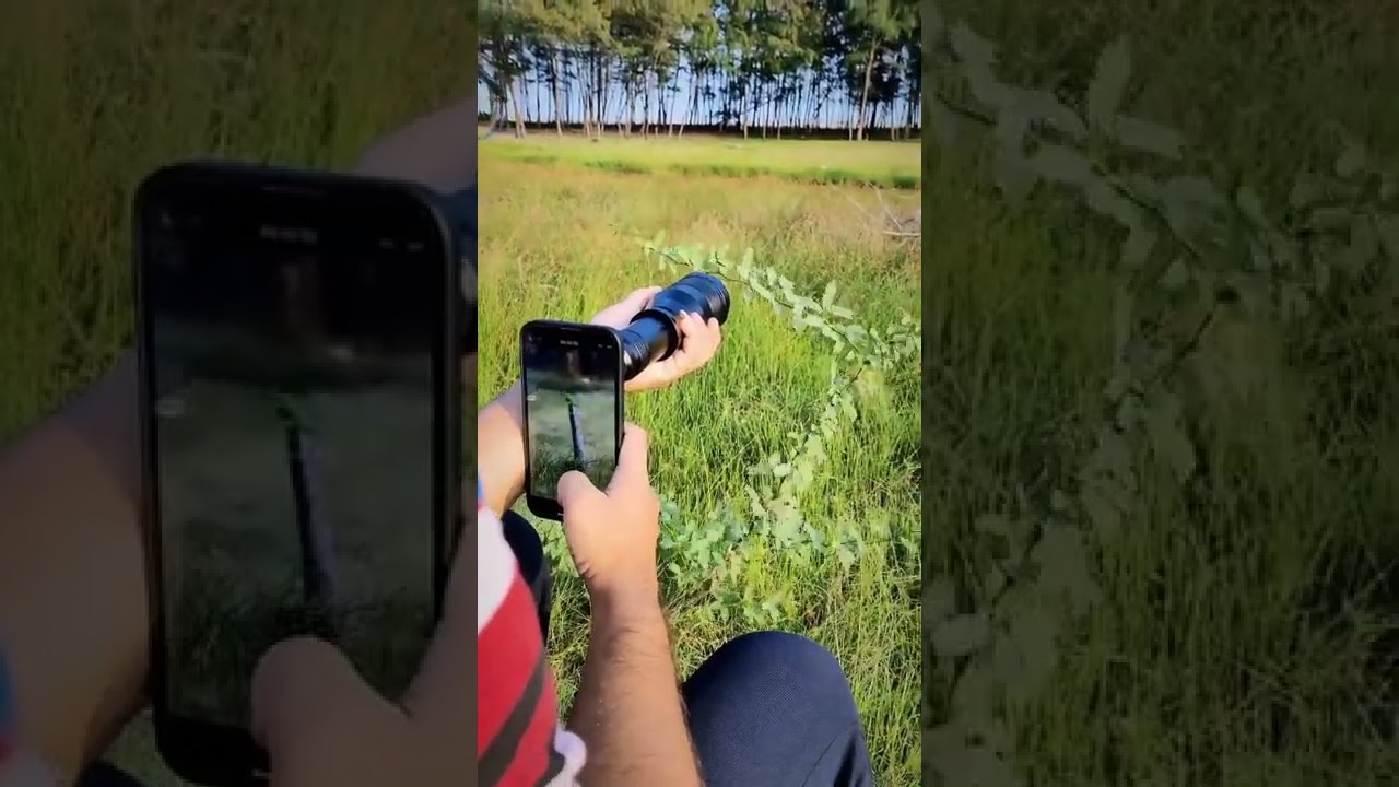 Apexel 60x Hyper Zoom Mobile Lens in Action