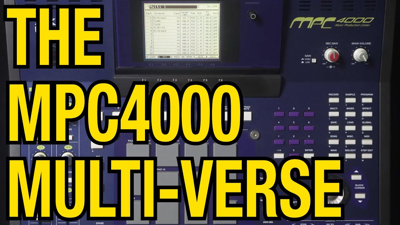 Akai MPC4000: как работают группы клавиш, программы ударных, эффекты и микшер в многофункциональн...