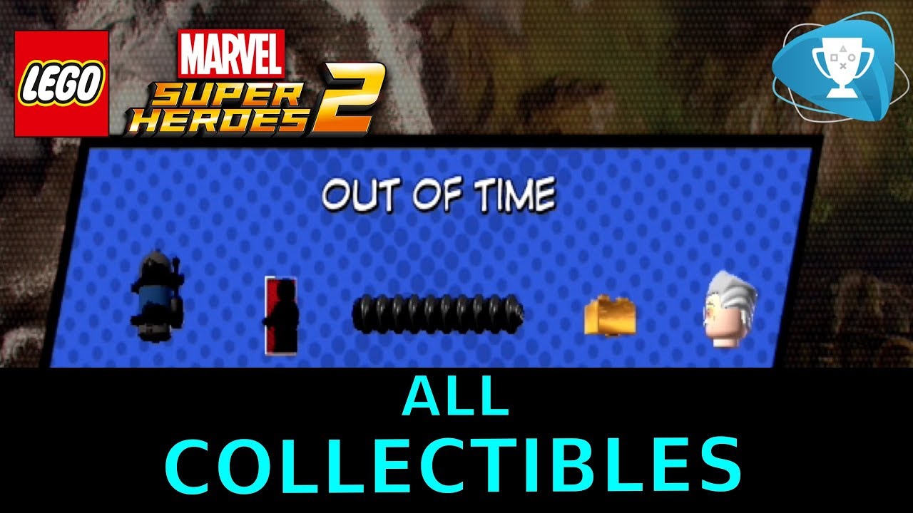 Lego Marvel Super Heroes 2 - ALL MINIKITS, STAN LEE, CHARACTER TOKEN Locations, LEVEL 20 Out of Time