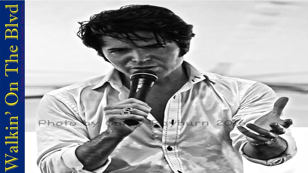 Dean Z as Elvis sings 'Shoppin Around' Elvis Week 2016