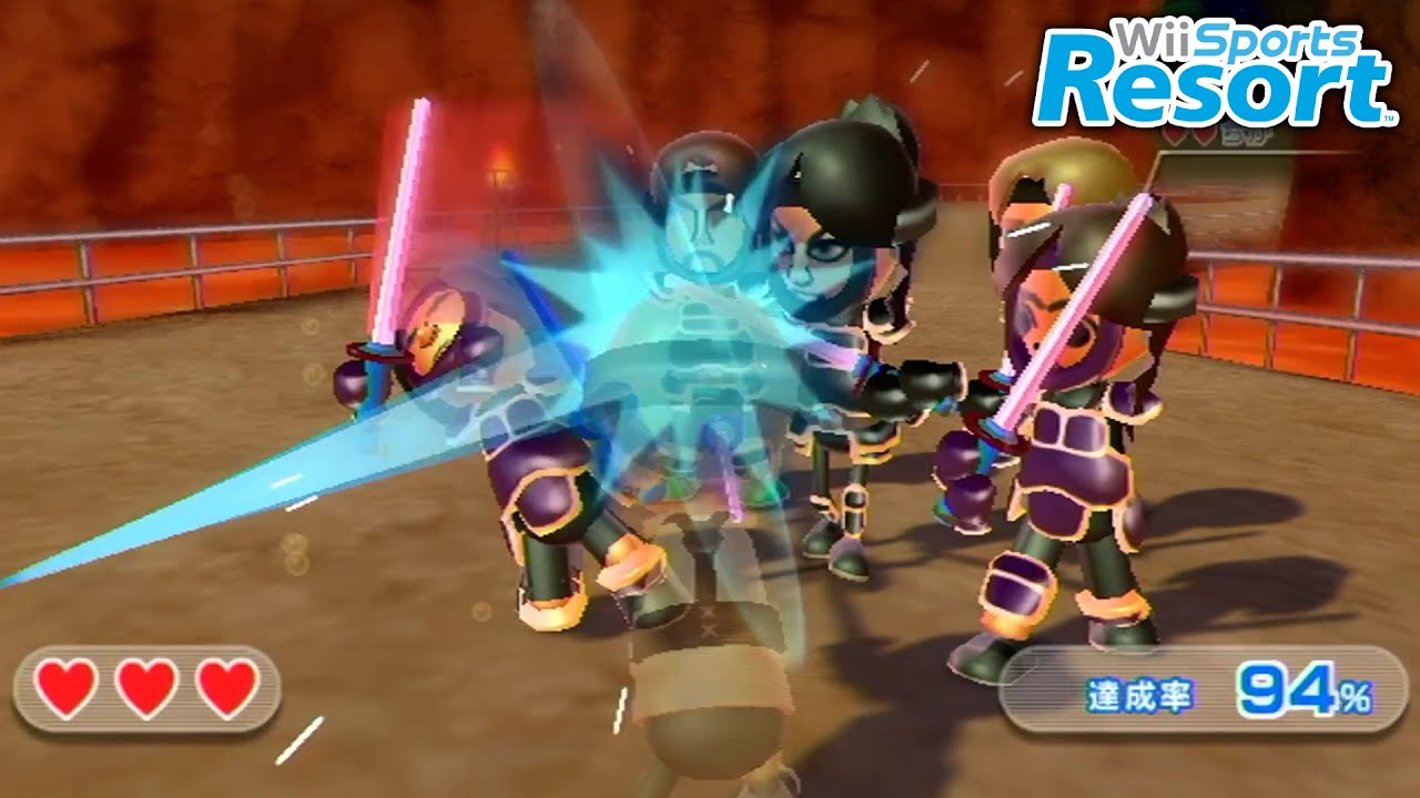 10年ぶりにWii Sports Resortのチャンバラをやったら無双すぎたんだがww