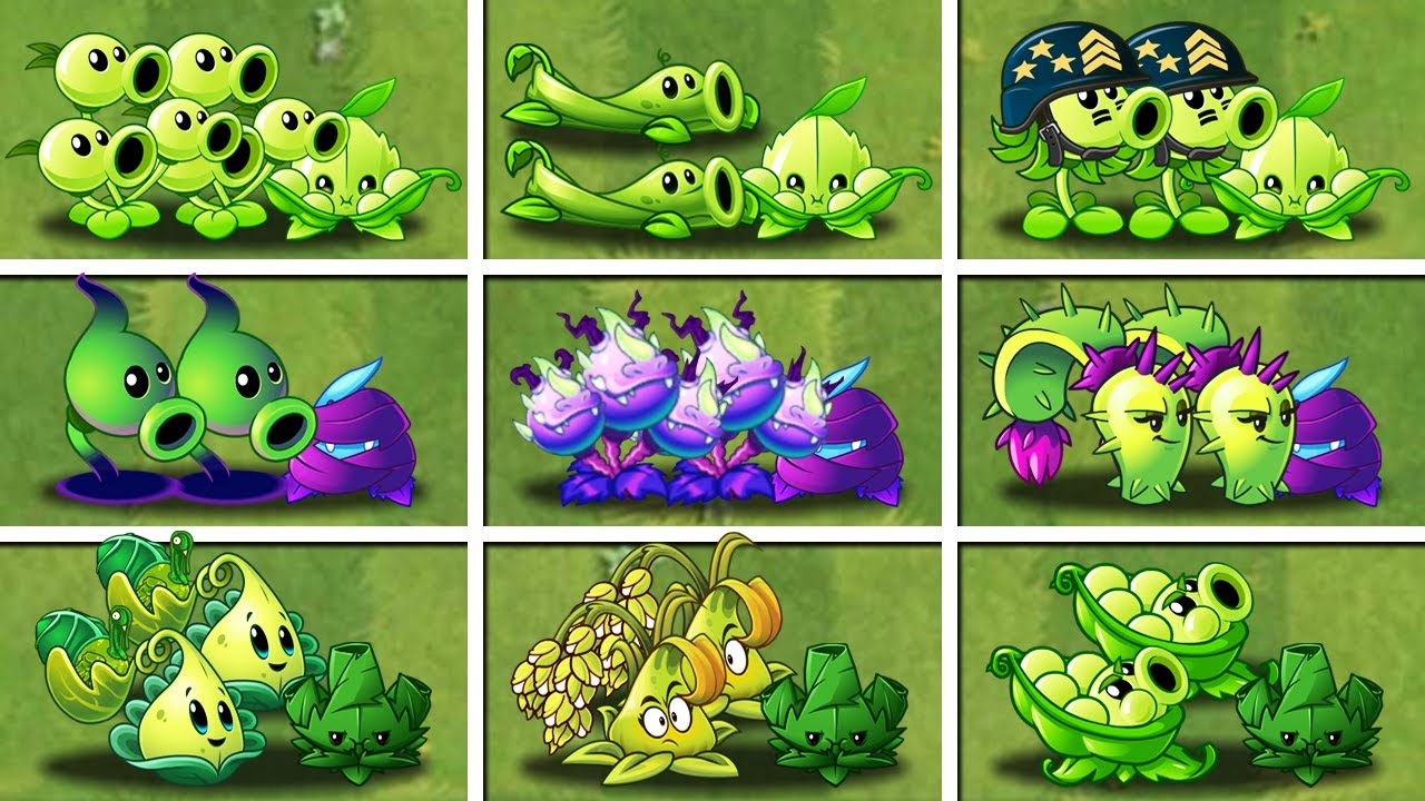Random 20 Team Plant with Mint - Which Team Plant Will Win? - PVZ 2 Team Plants