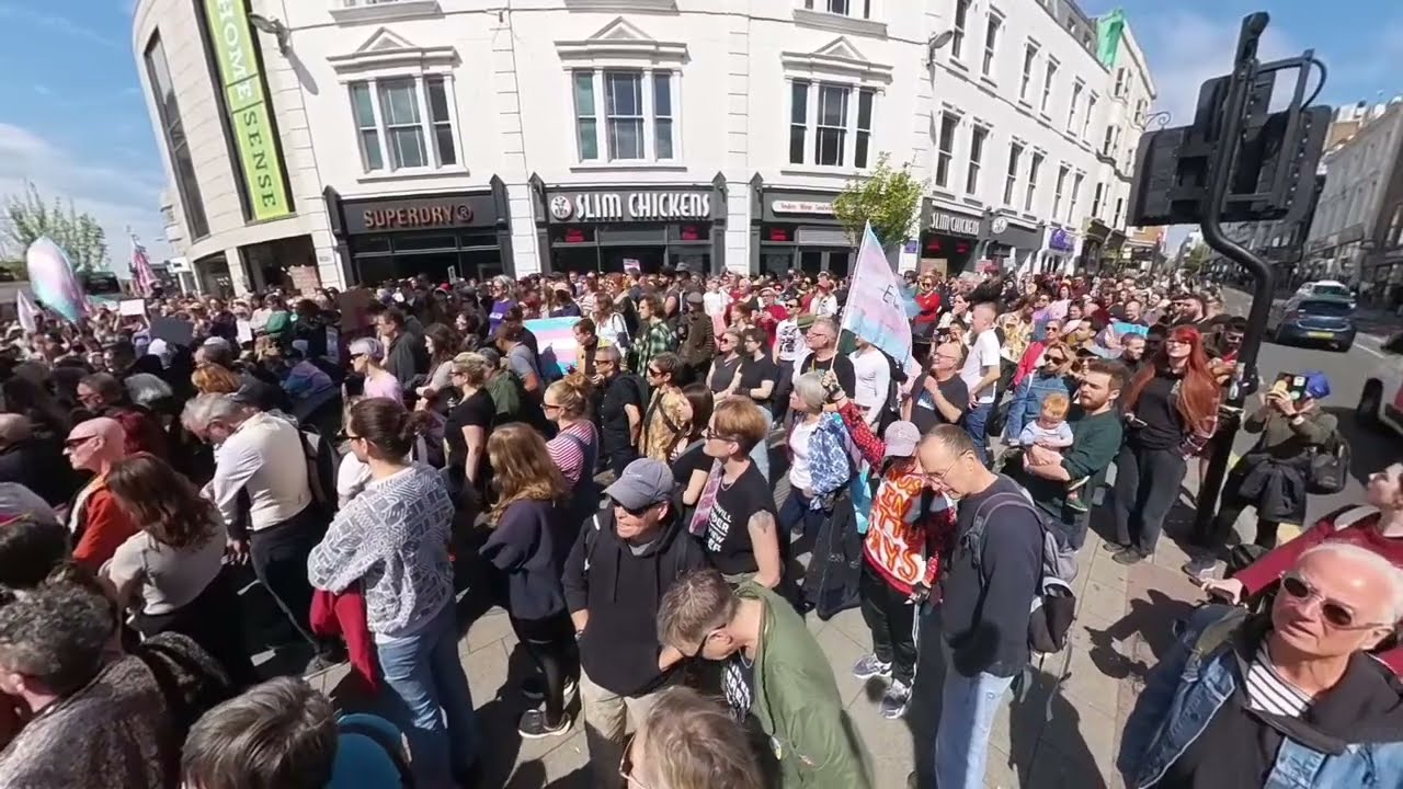Trans Rights Protest in Brighton - 19th April 2025