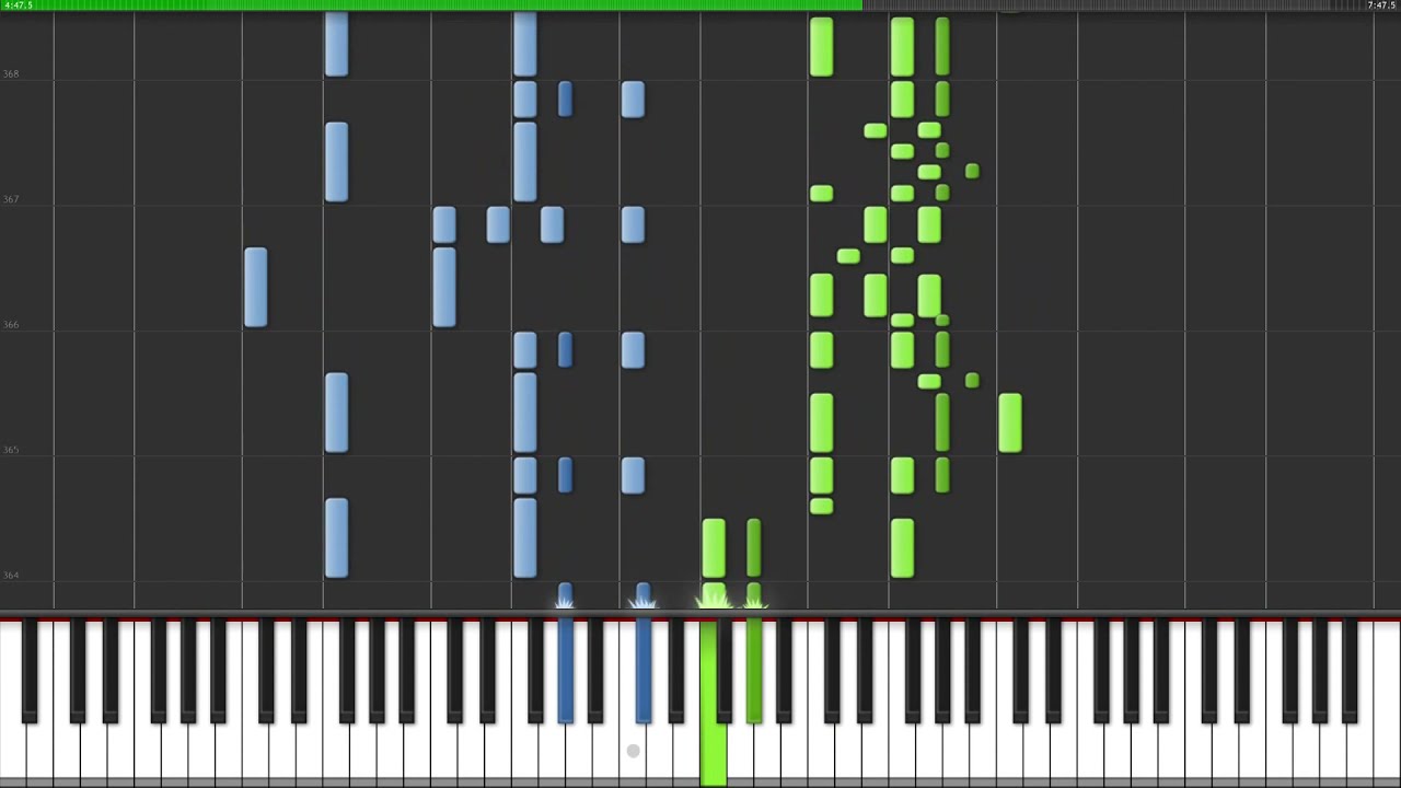 Weber/Liszt - Invitation to the Dance for solo piano midi (Synthesia)