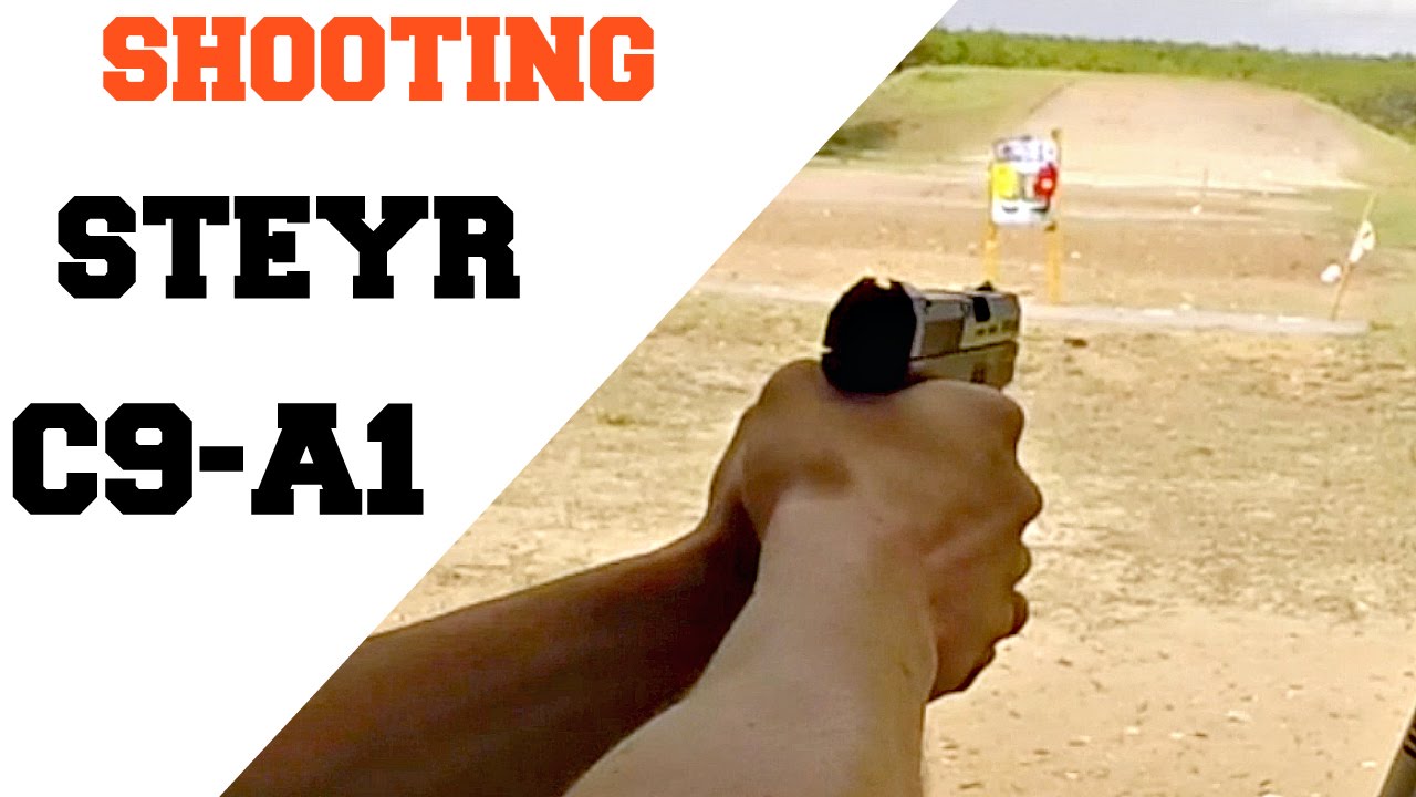 Shooting The Steyr C9A1 9mm Pistol