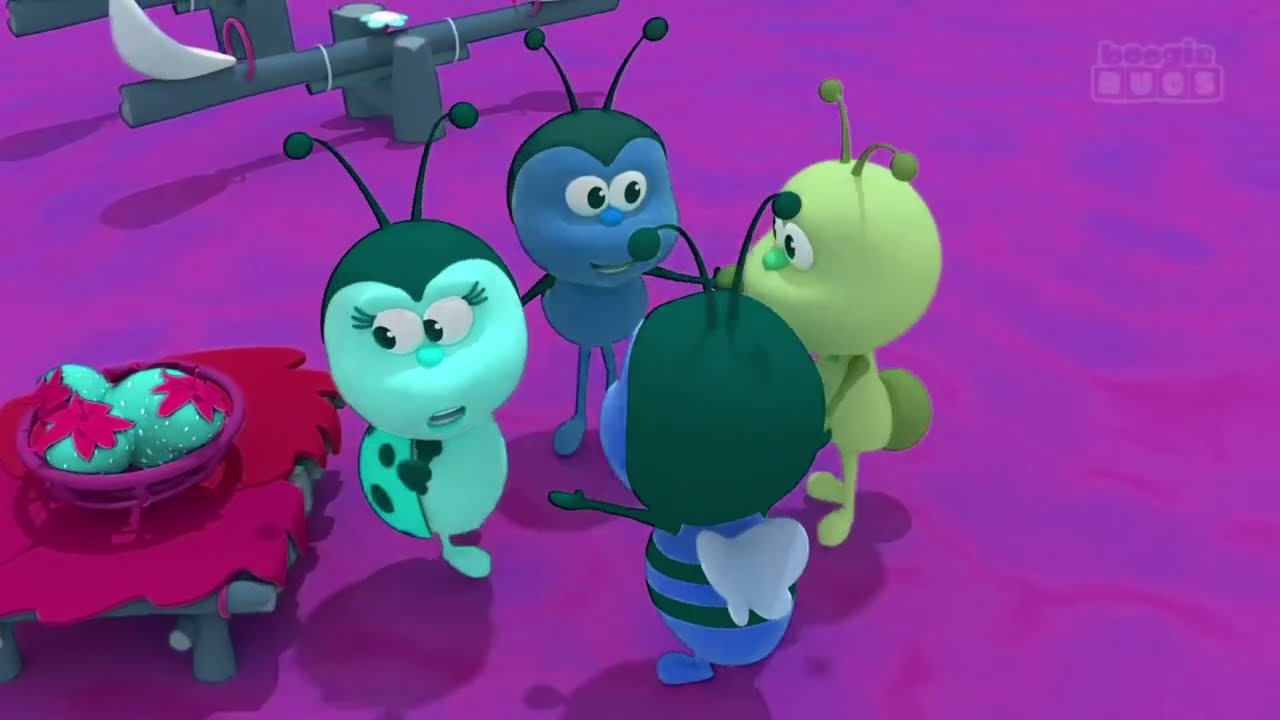 “The Boogie Bugs dance and turn around.” 🐞🔄💃 - Sponsored by klasky csupo effects