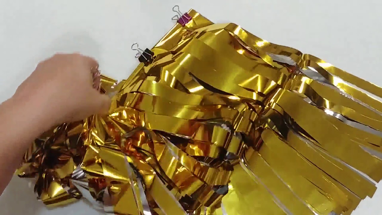 TUTORIAL PARA HACER POMPONES METÁLICO