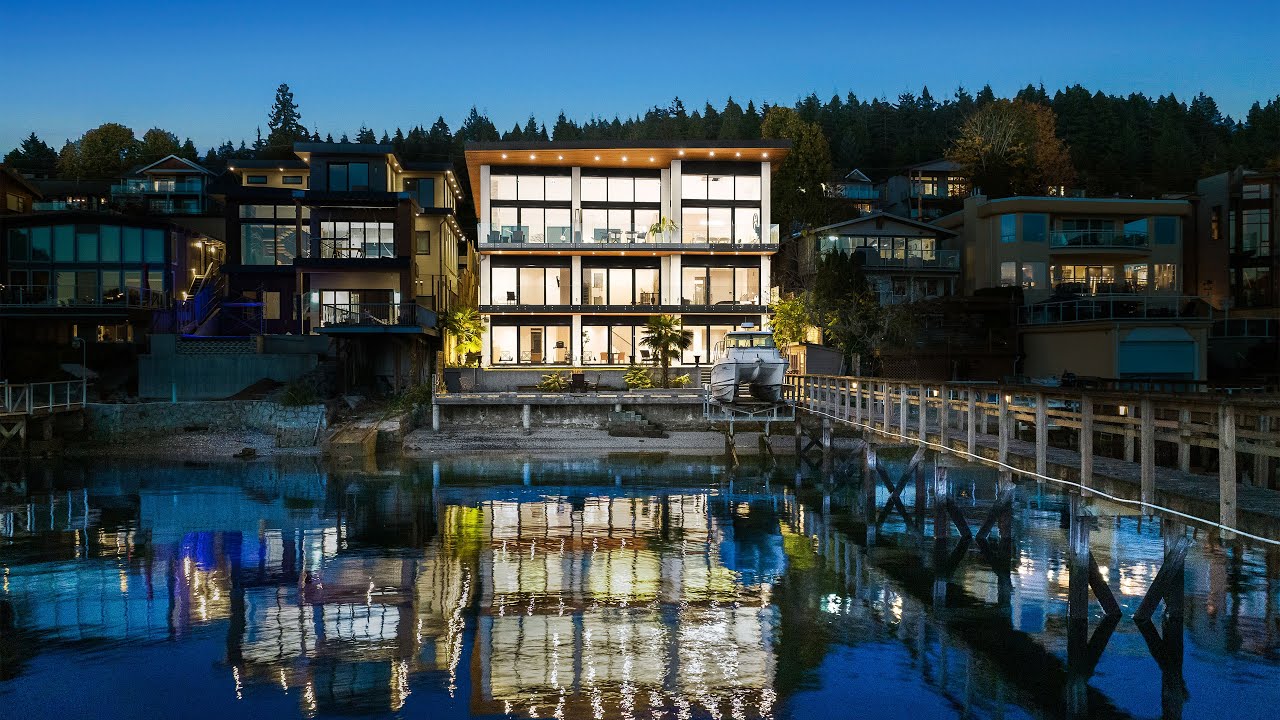 A look at this $8,800,000 Waterfront home in Port Moody, Canada