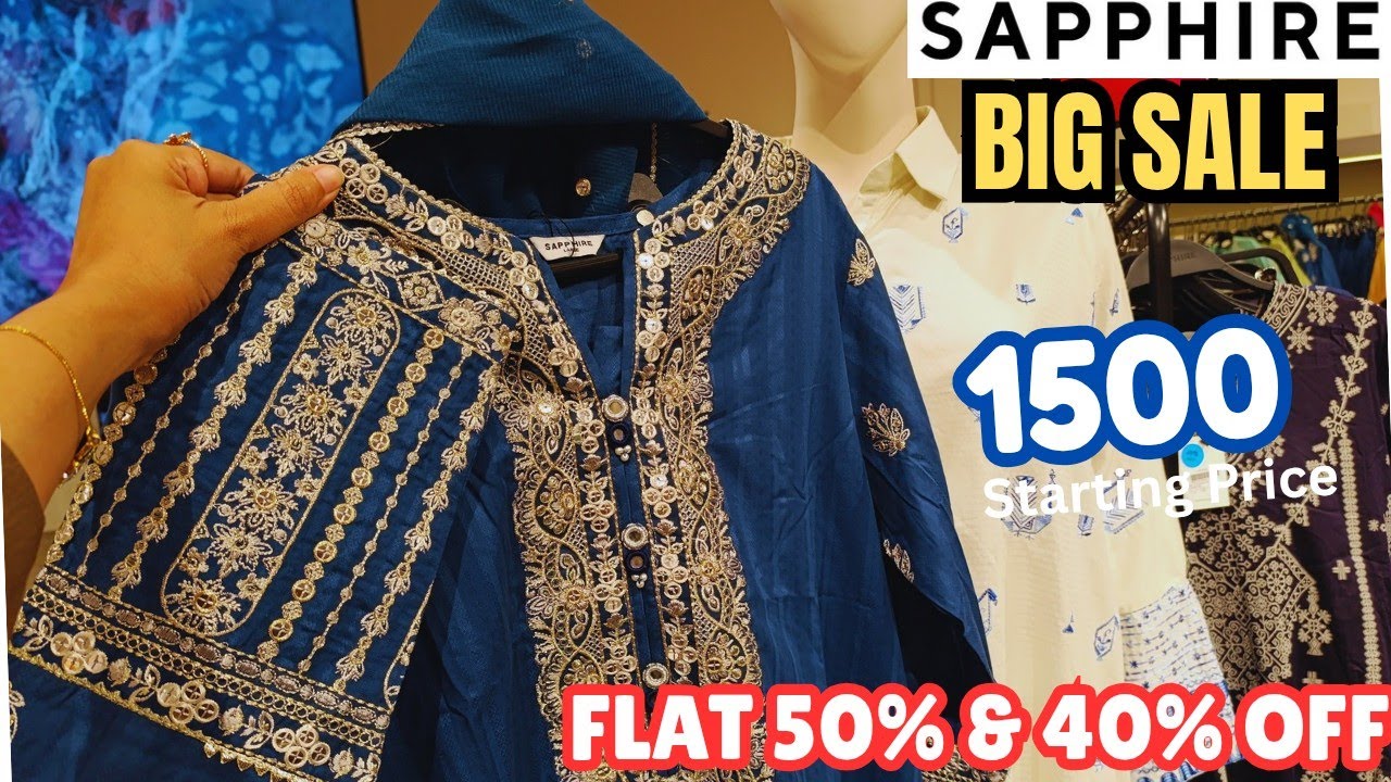 😱 SAPPHIRE FLAT 50% & 40% OFF📣🔥Big Surprise SALE 📣 Sapphire Sale 2025 ♥️