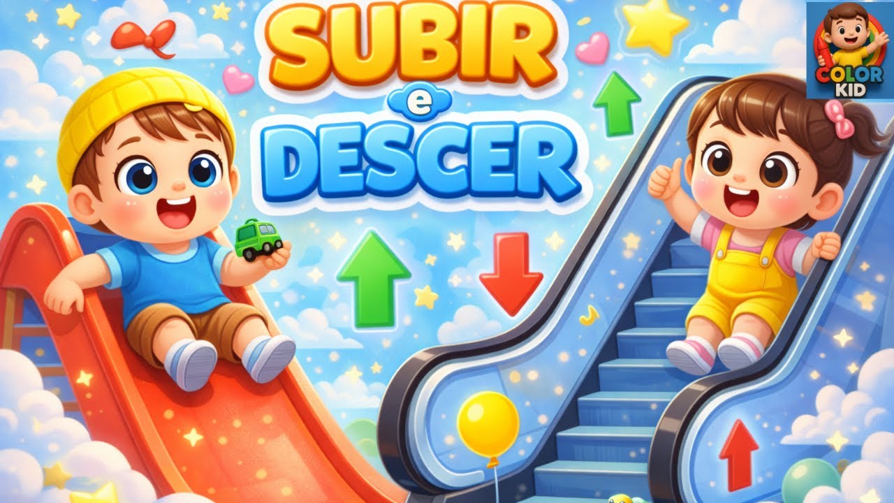 Subir e descer  -  | Historinhas e Músicas Infantis | Canal Color Kid