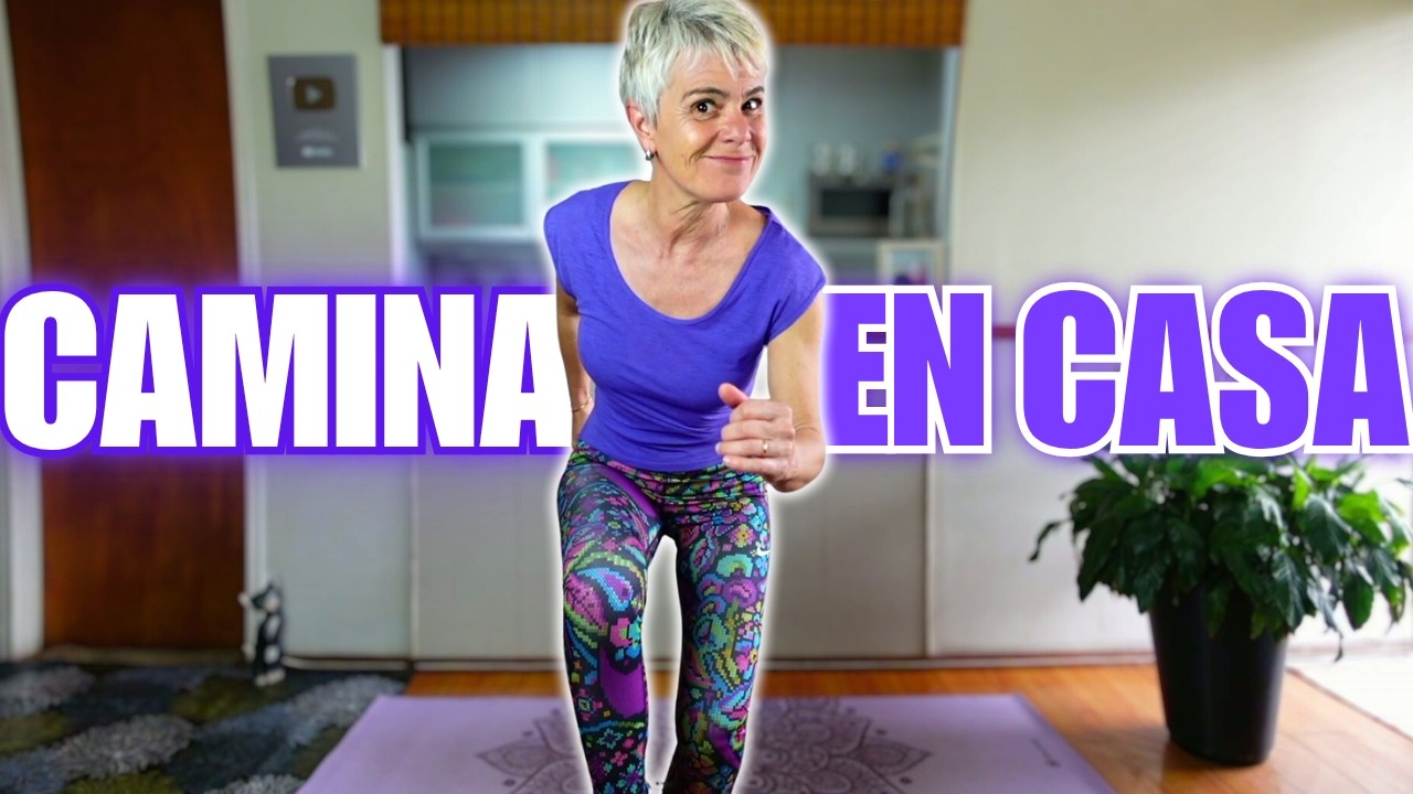 Pierde Peso Caminando: 20 Minutos de Ejercicio en Casa (Sin Saltar) | Cuerpo Activo TV