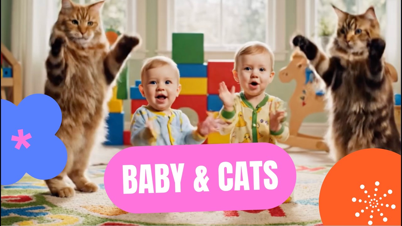 Dancing Baby and cats