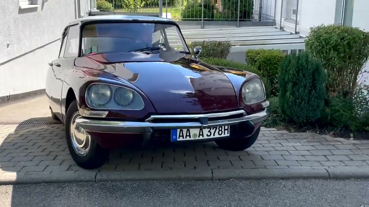 Citroen DS - Kaltstart nach 2 Monaten - Ausfahrt im Sommer - ID 20 - Citroen D Super