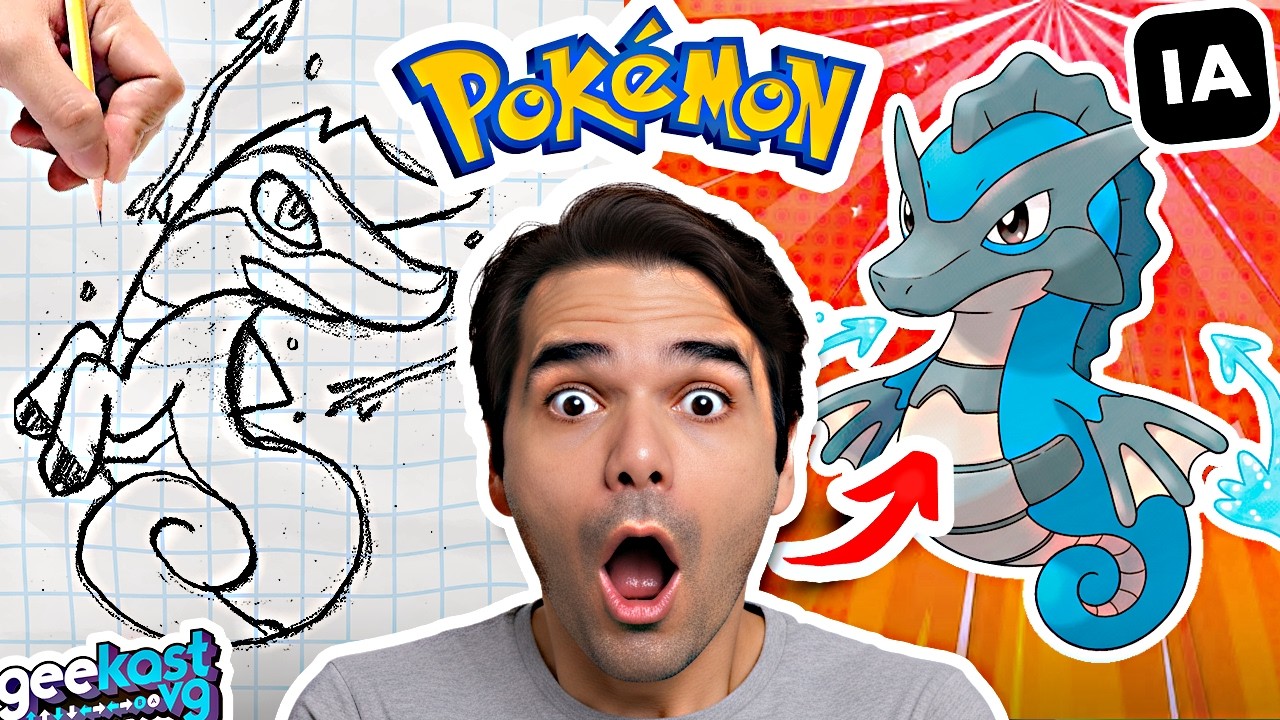 La IA hizo MAGIA con nuestros dibujos de Pokémon