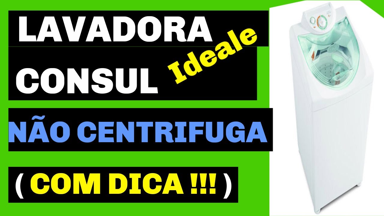 Lavadora de roupas Consul N&atilde;o Centrifuga Modelo Ideale