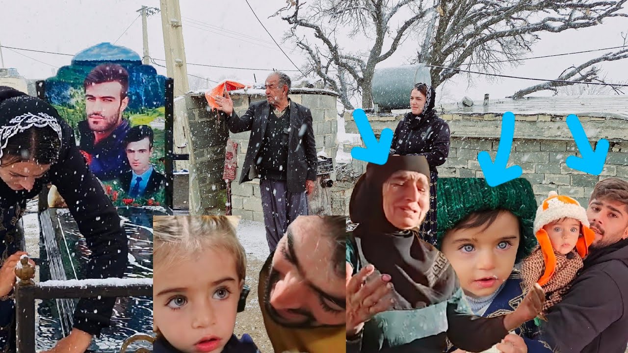 Celin nomadic life:🥶from Celine's return to Saleh, to her tears at the grave of her beloved uncle❄️