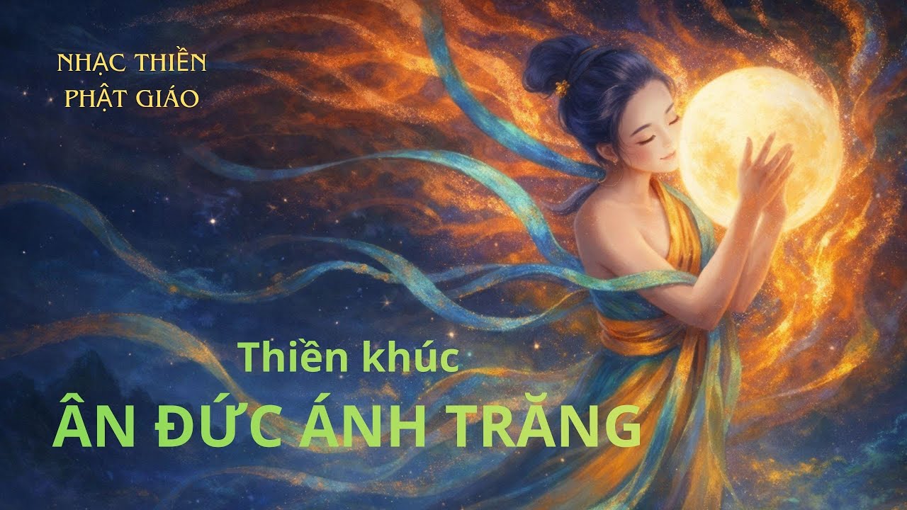 Thiền Khúc Ân Đức Ánh Trăng ☾ Moon Mantra Chandra | Chữa Lành Nội Tâm – An Ủi Đứa Trẻ Bên Trong