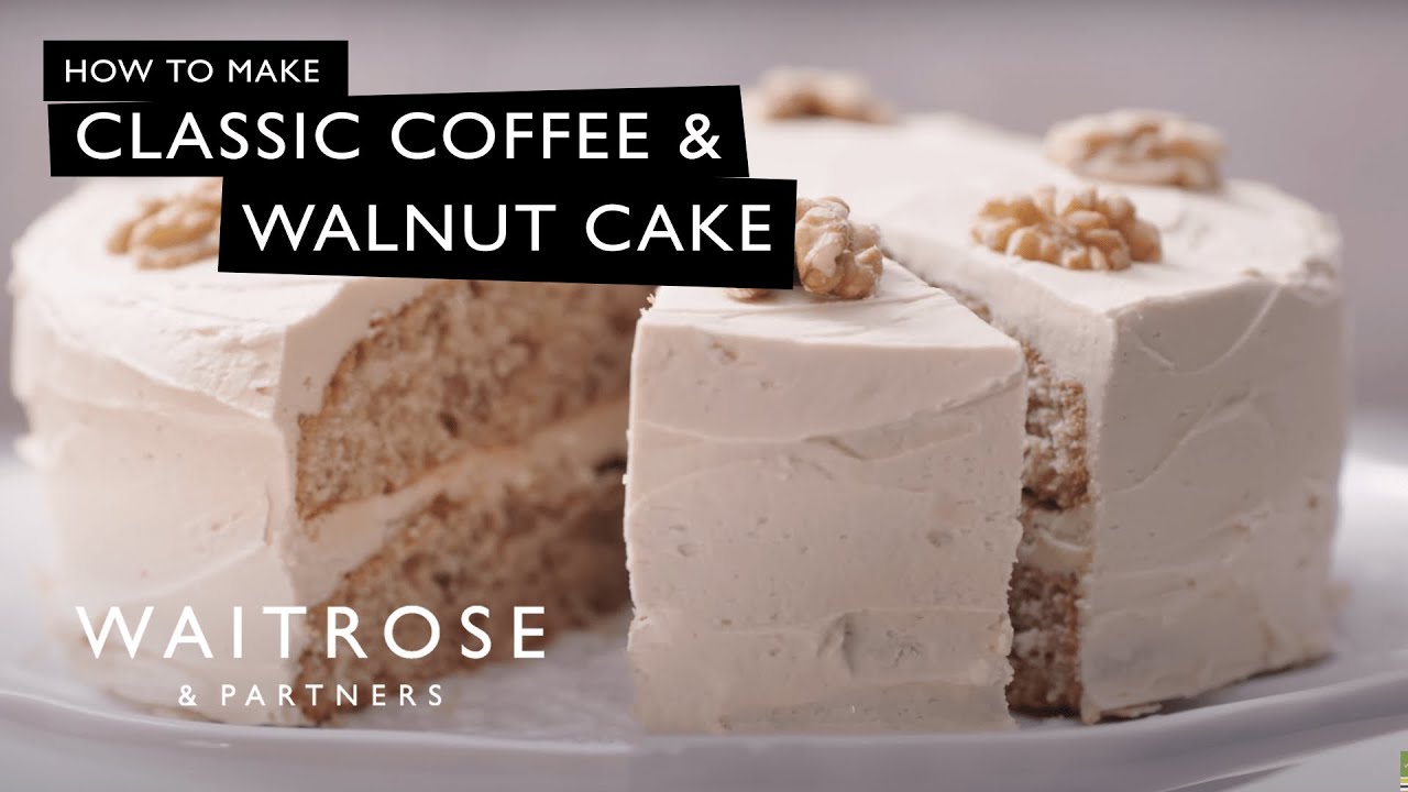Как приготовить классический кофейно-ореховый пирог | Waitrose