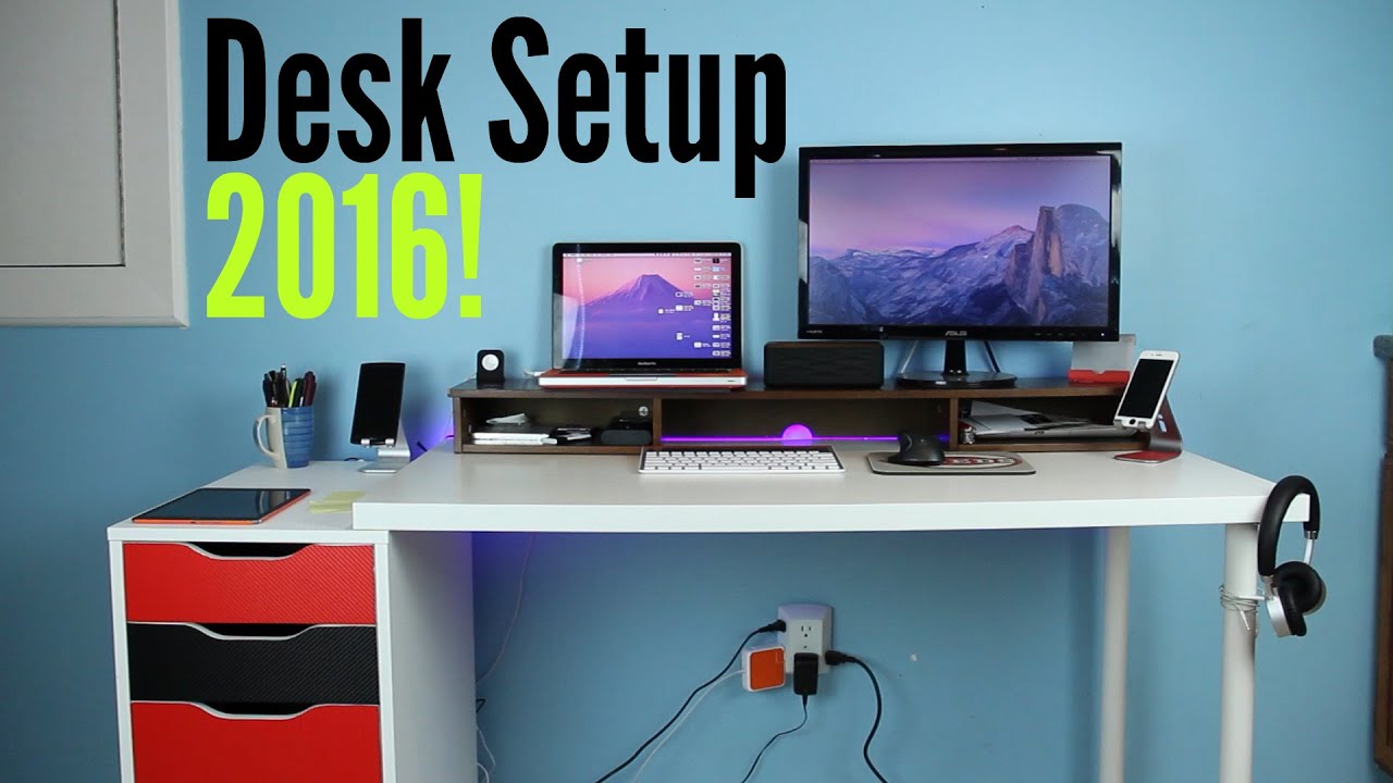 My Desk Setup Tour! (Early 2016)