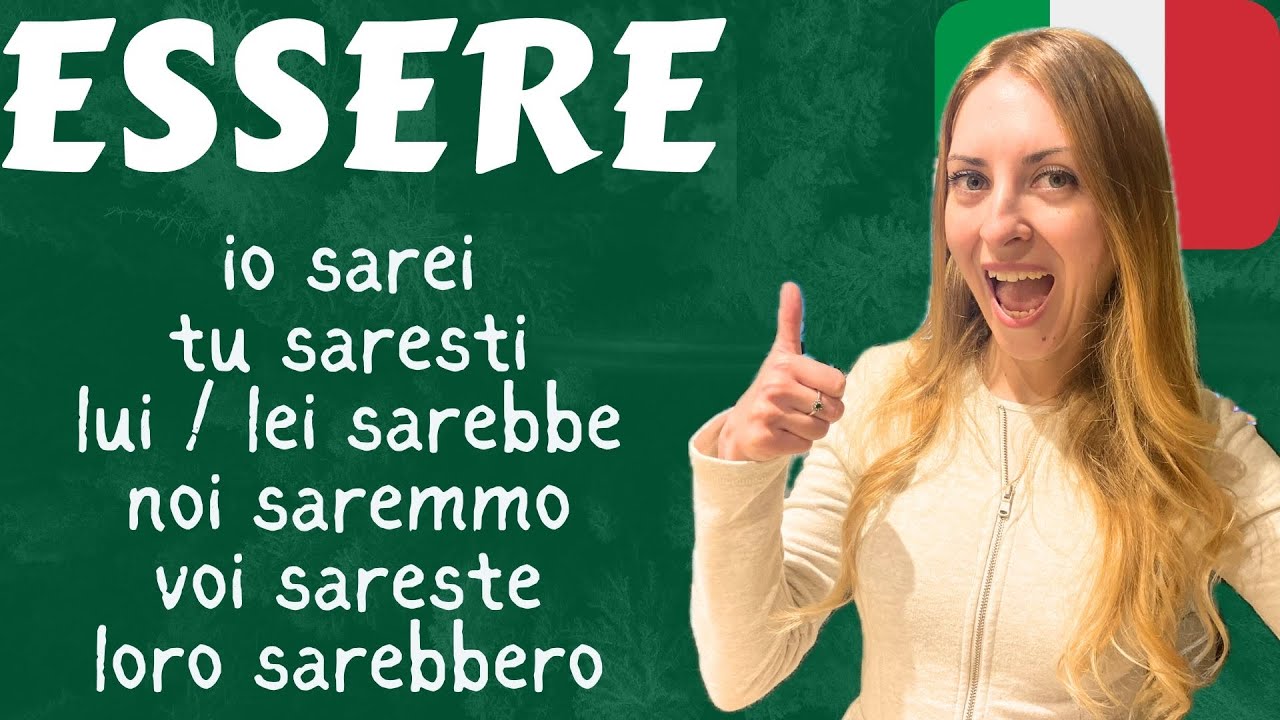 ESSERE - conjugation of the verb TO BE in Italian. LEARN ITALIAN