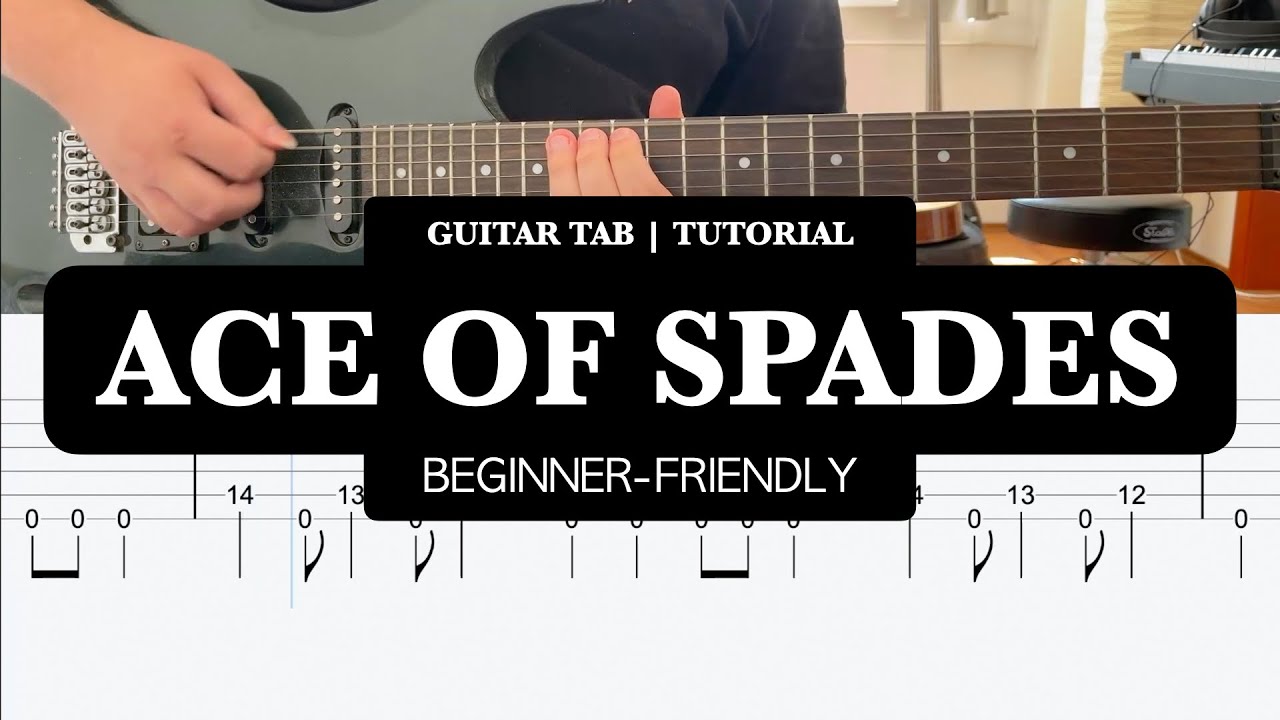 Motörhead - Ace of Spades | EASY Beginner-Friendly TAB Video
