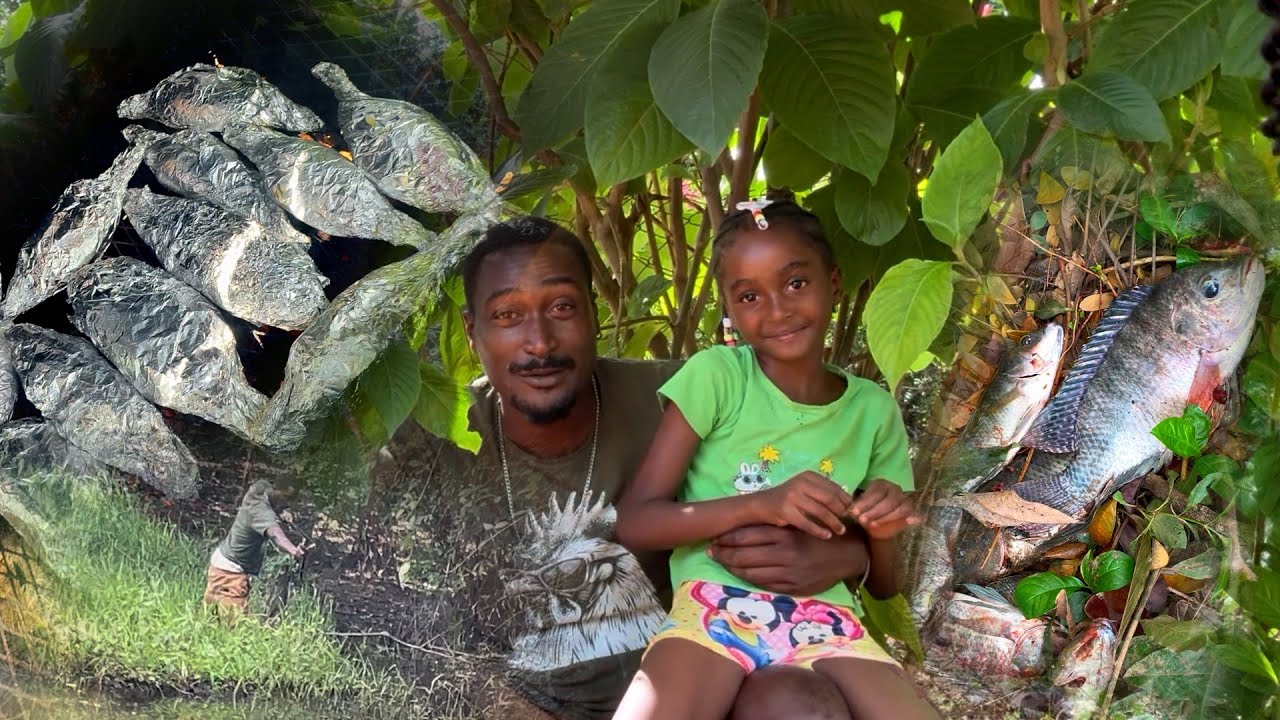 Wonderful day teaching ￼my little daughter to fishing and live off the land￼