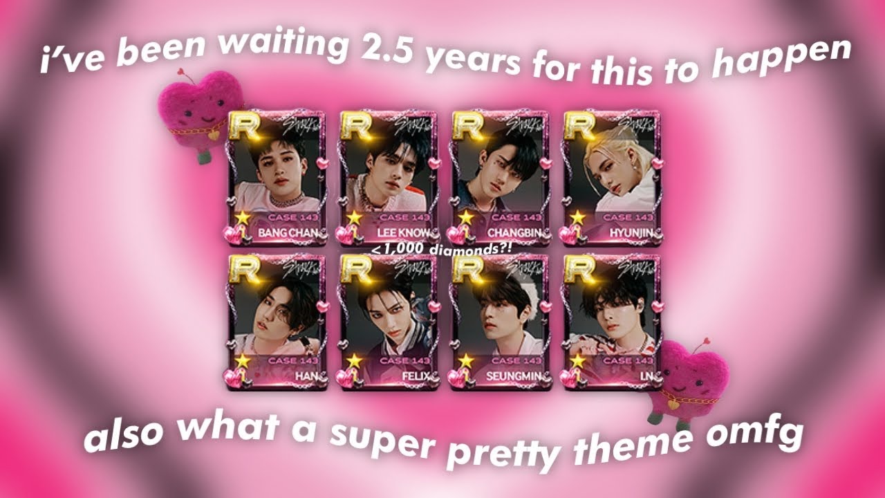 stray kids case 143 le theme omg 💗 superstar jypnation