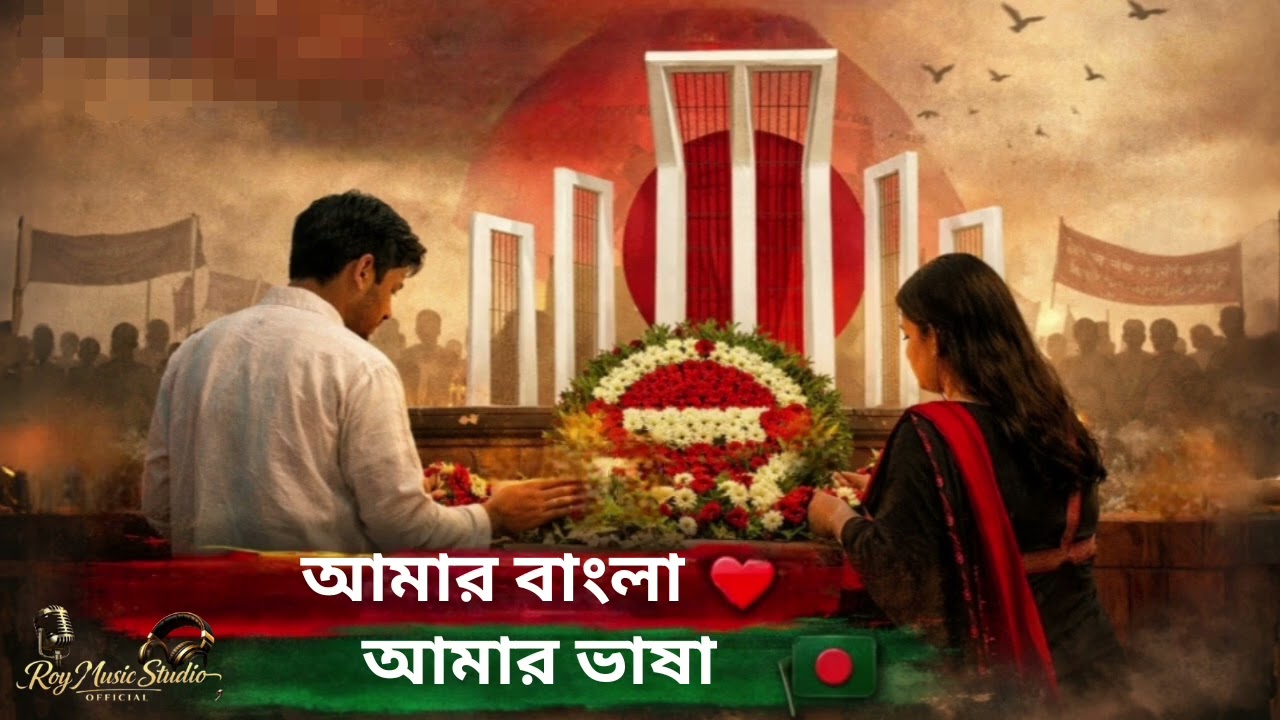 আমার বাংলা আমার ভাষা❤️ |একুশে ফেব্রুয়ারি বিশেষ গান |Language Martyrs Tribute#RoyMusicStudioOfficial