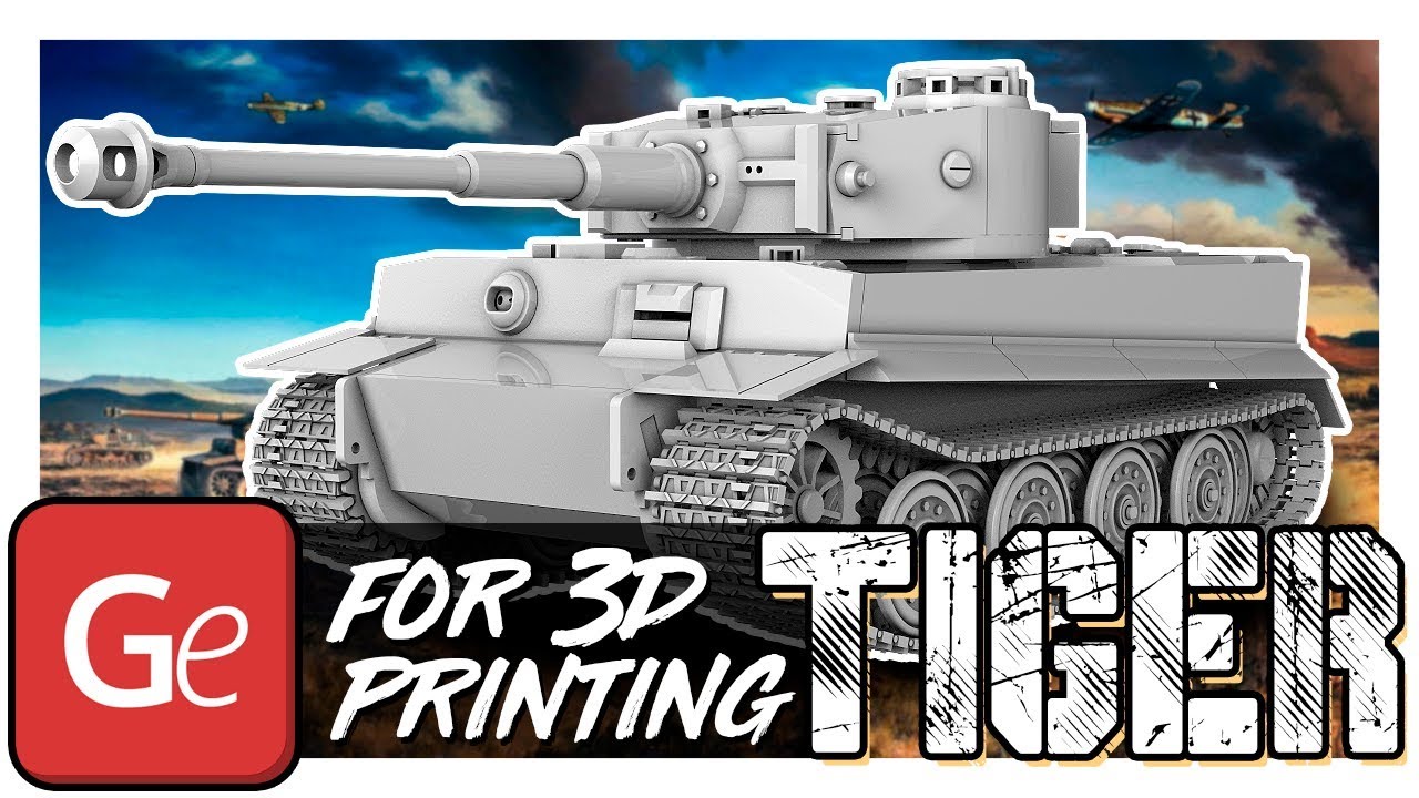 Tiger I Tank 3D Printing 1:35 model kit | Assembly by Gambody