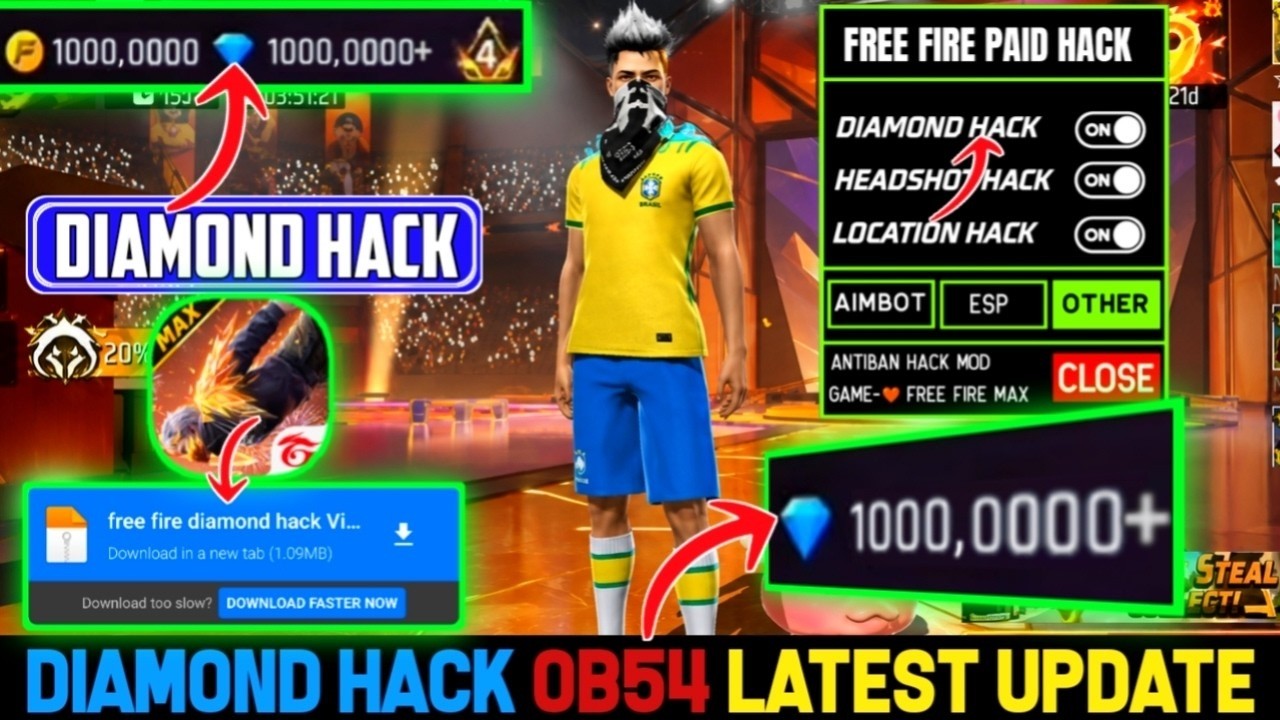 Free Fire Diamond Hack Mod Menu 2026 | Ob52 | Diamond Hack Free Fire 2026 | Free Fire Diamond Hack