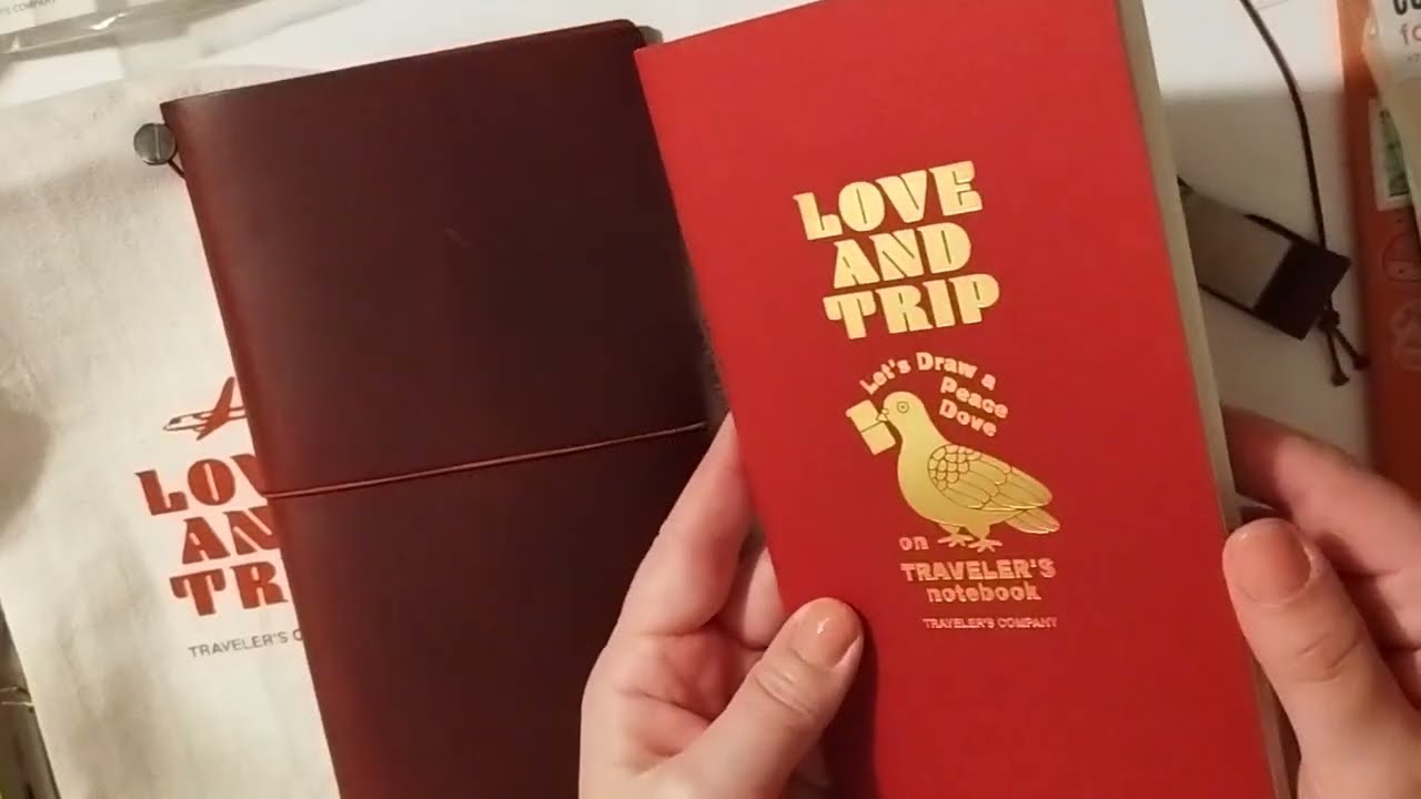 Mi nuevo Traveler's Notebook rojo: Love & Trip ❤️
