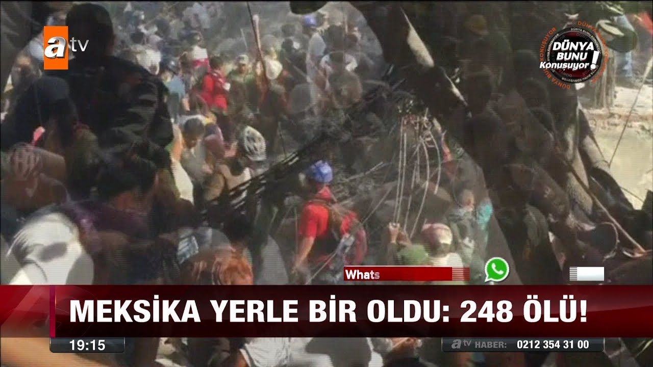 Meksika yerle bir oldu: 248 Ölü! - 20 Eylül 2017