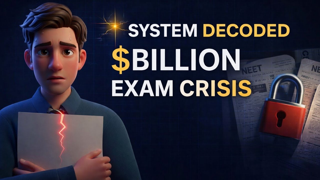 India&rsquo;s $Billion Exam Crisis Explained in 6 Minutes ⚠️