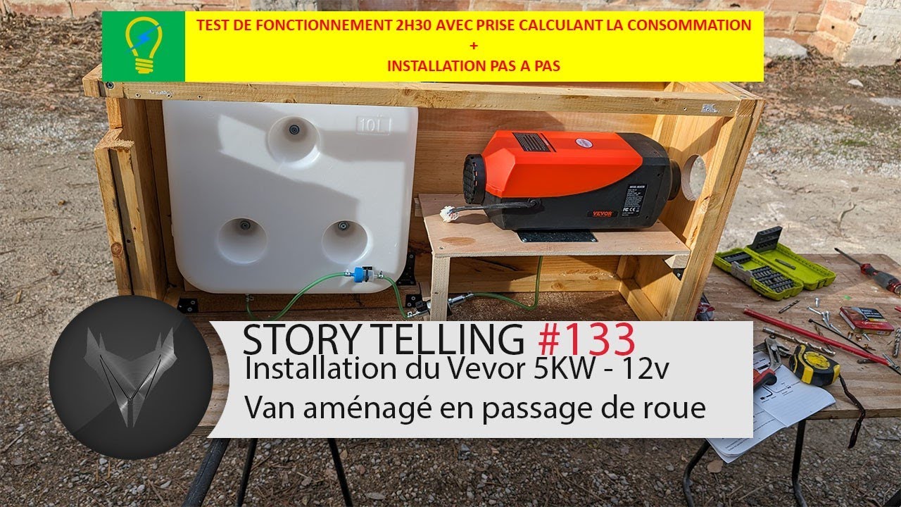 🚌 #renaultmaster #vanlife - [STORY TELLING #133] EPISODE 11 - Installation chauffage diesel Vevor
