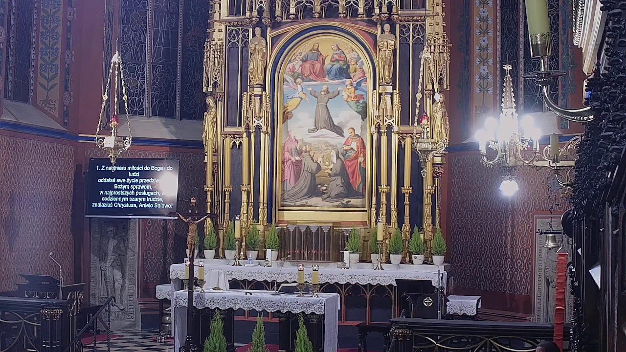 Bazylika św. Franciszka z Asyżu w Krakowie – transmisja na żywo