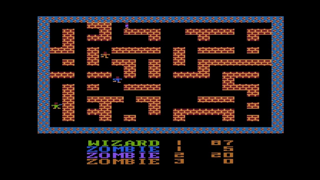 Atari 8-bit:- Maze War