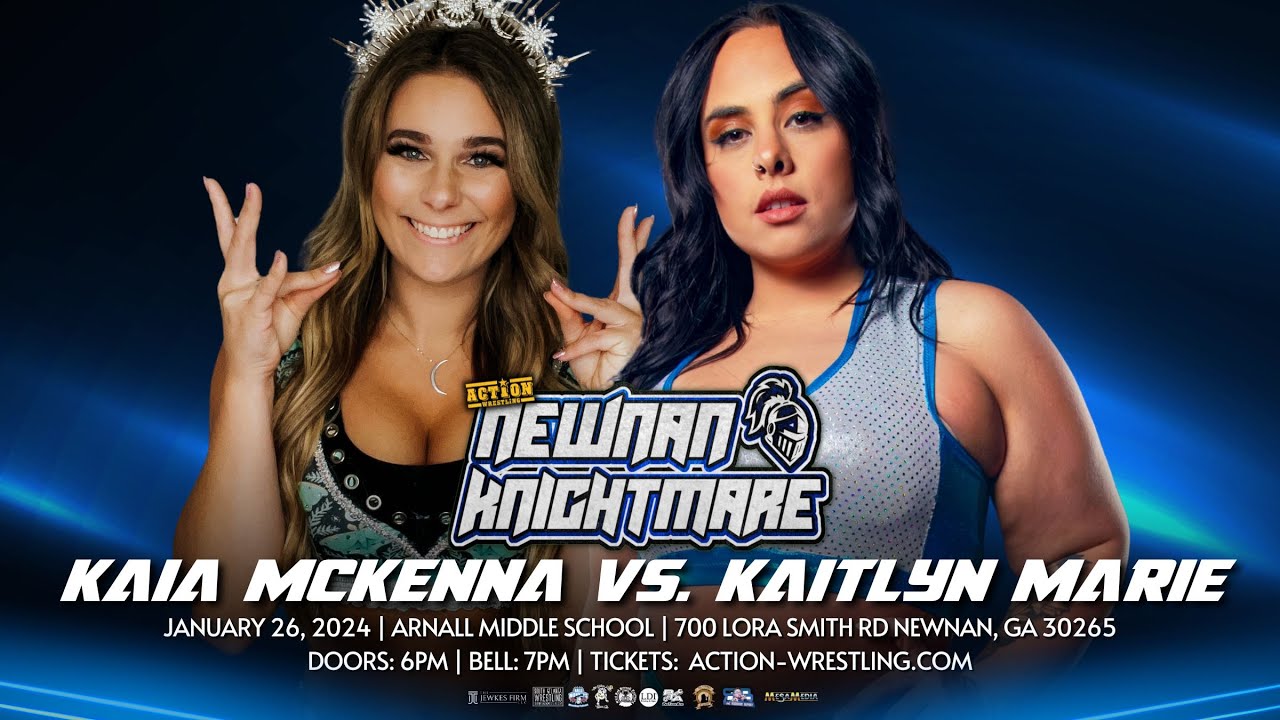 FREE MATCH!  Kaia McKenna v Kaitlyn Marie from ACTION Wrestling