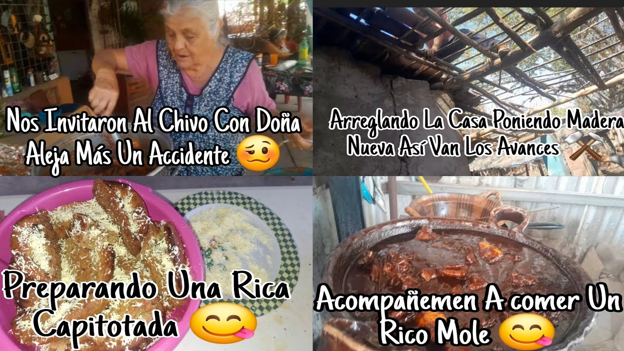 ARREGLANDO LA CASA PONIENDO MADERA NUEVA ASI LOS AVANCES/NOS INVITARON AL CHIVO CON ALEJA MÁS ACCIDE