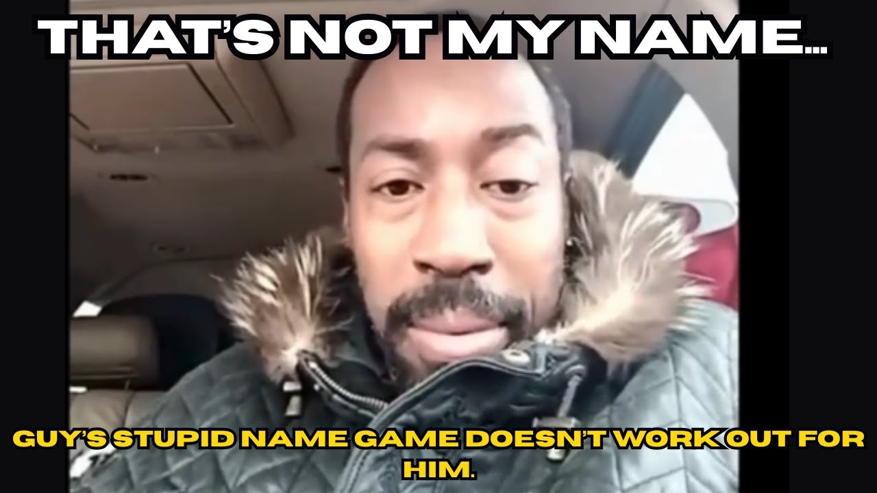 Guy Plays Stupid Name Game And Judge Handles It Perfectly