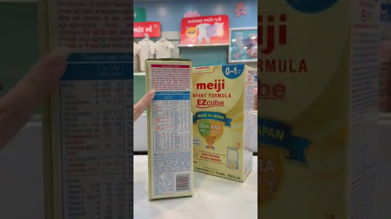 Sữa thanh Meiji Infant Formula EZcube 432g cho b&eacute; 0-1Y