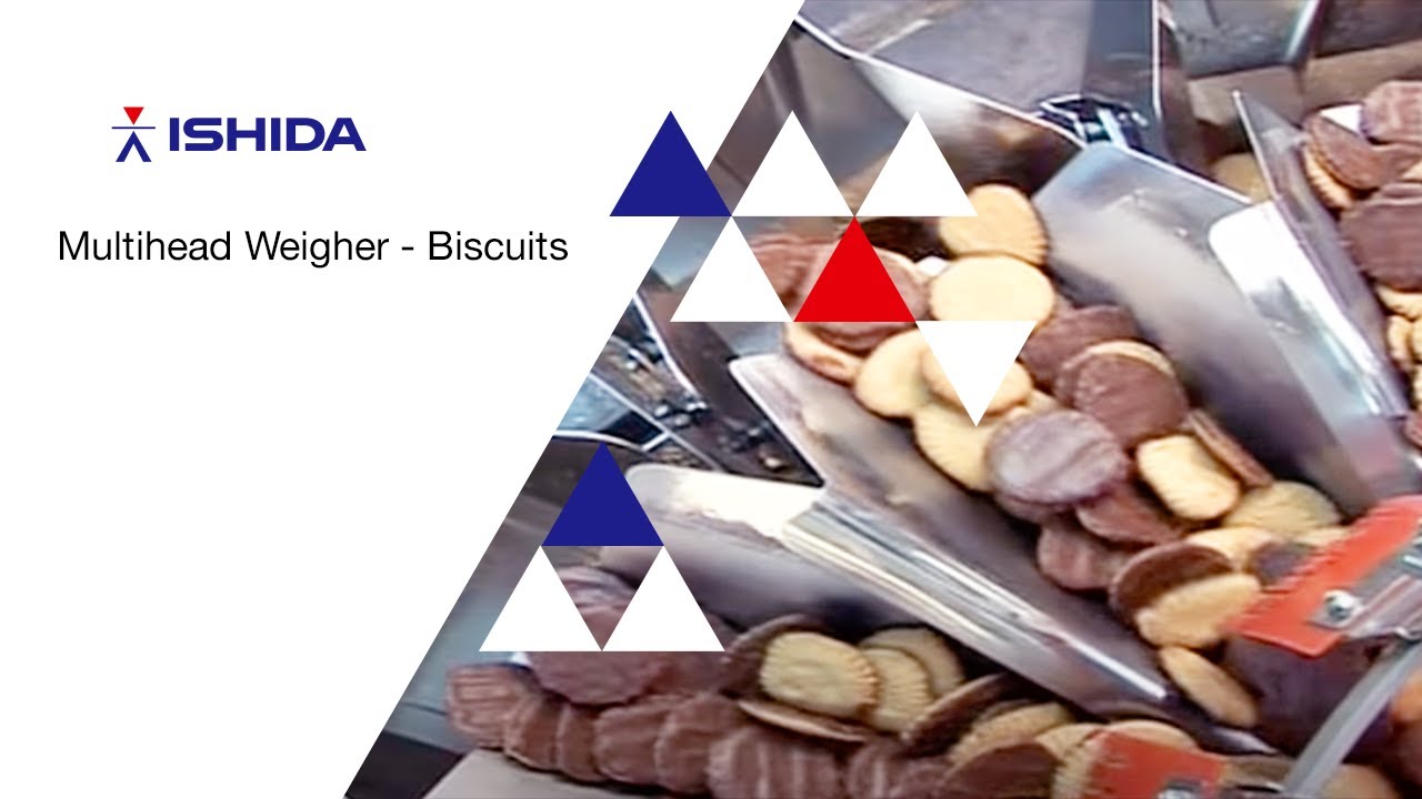 Ishida Multihead Weigher. Application: Biscuits
