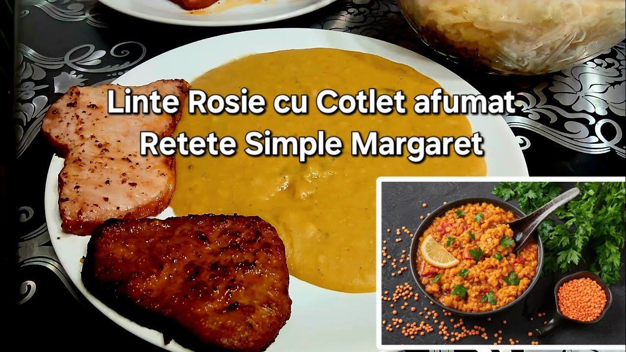 LINTE Roșie cu Cotlet Afumat ‼️‼️‼️#viral #food #youtube #usa #viralvideo #videos #video #cooking 