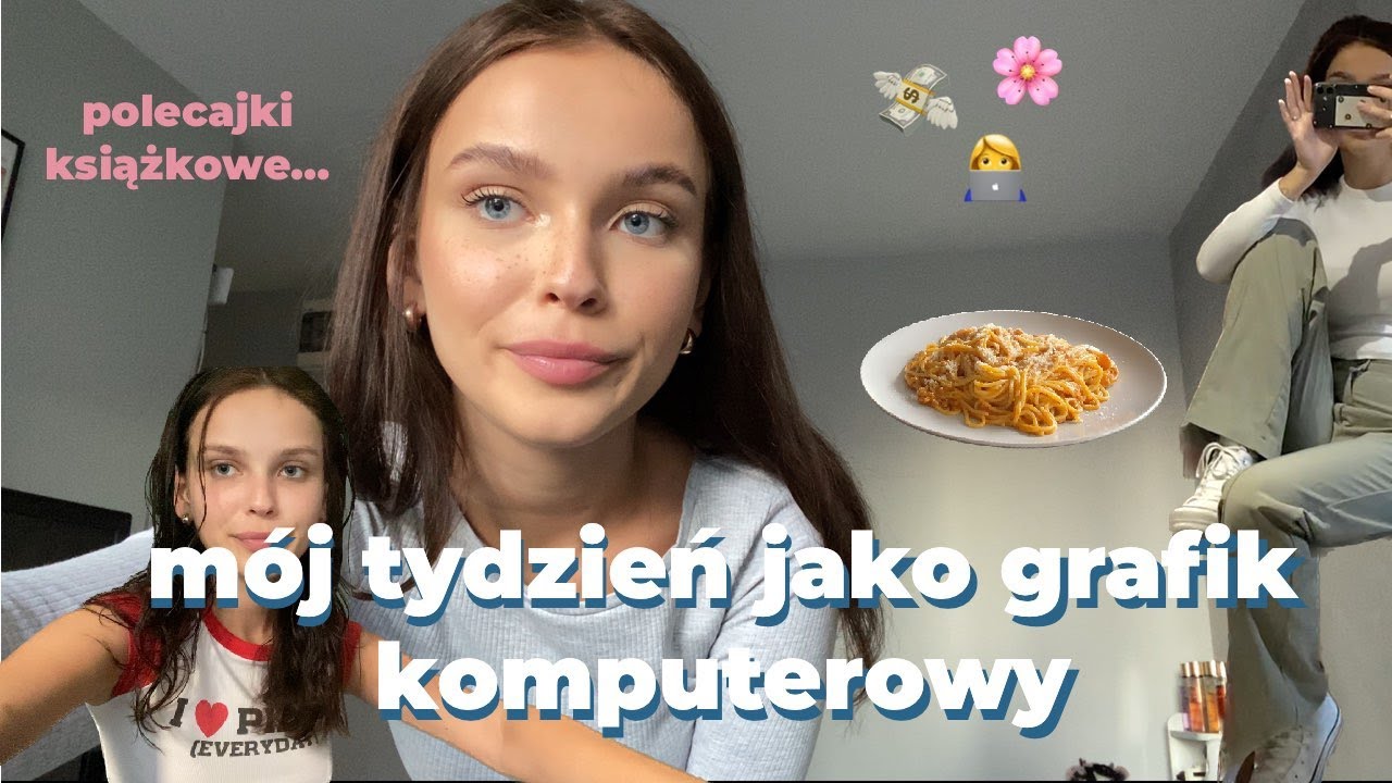 Mój tydzień jako grafik komputerowy | jak godzę prace z życiem prywatnym, polecajki książkowe