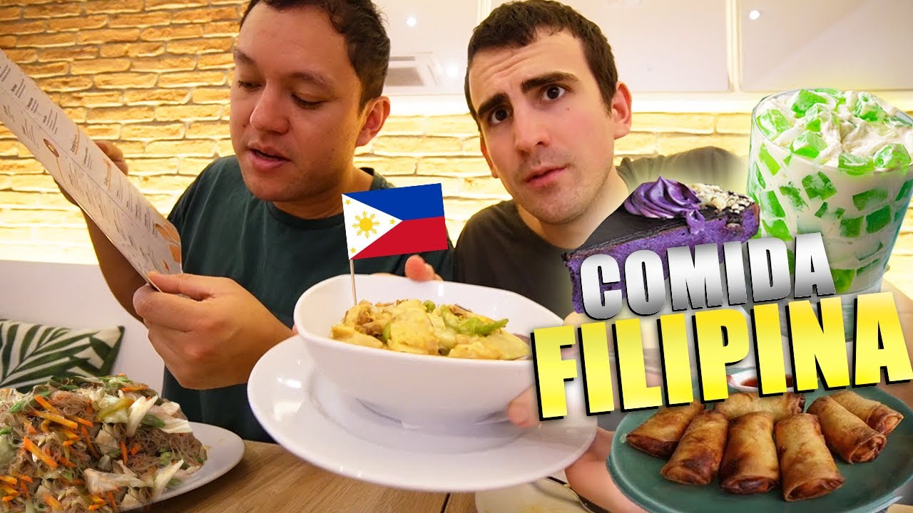 Españoles Probando COMIDA de FILIPINAS en Barcelona | Los Hermanos 🇵🇭 #comida