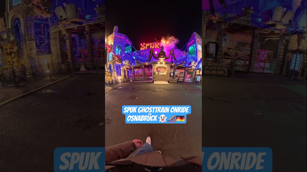 Spuk Ghosttrain Onride 👻🎢🇩🇪 #kirmes #funfair #ferias #foire #ride #kermis #carnival #fyp #viral