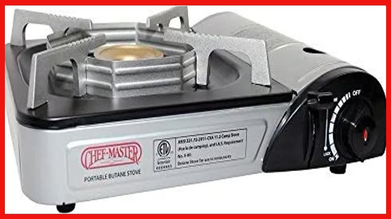 Chef Master 90011 Butane Stove: Portable Power for Cooking Anywhere