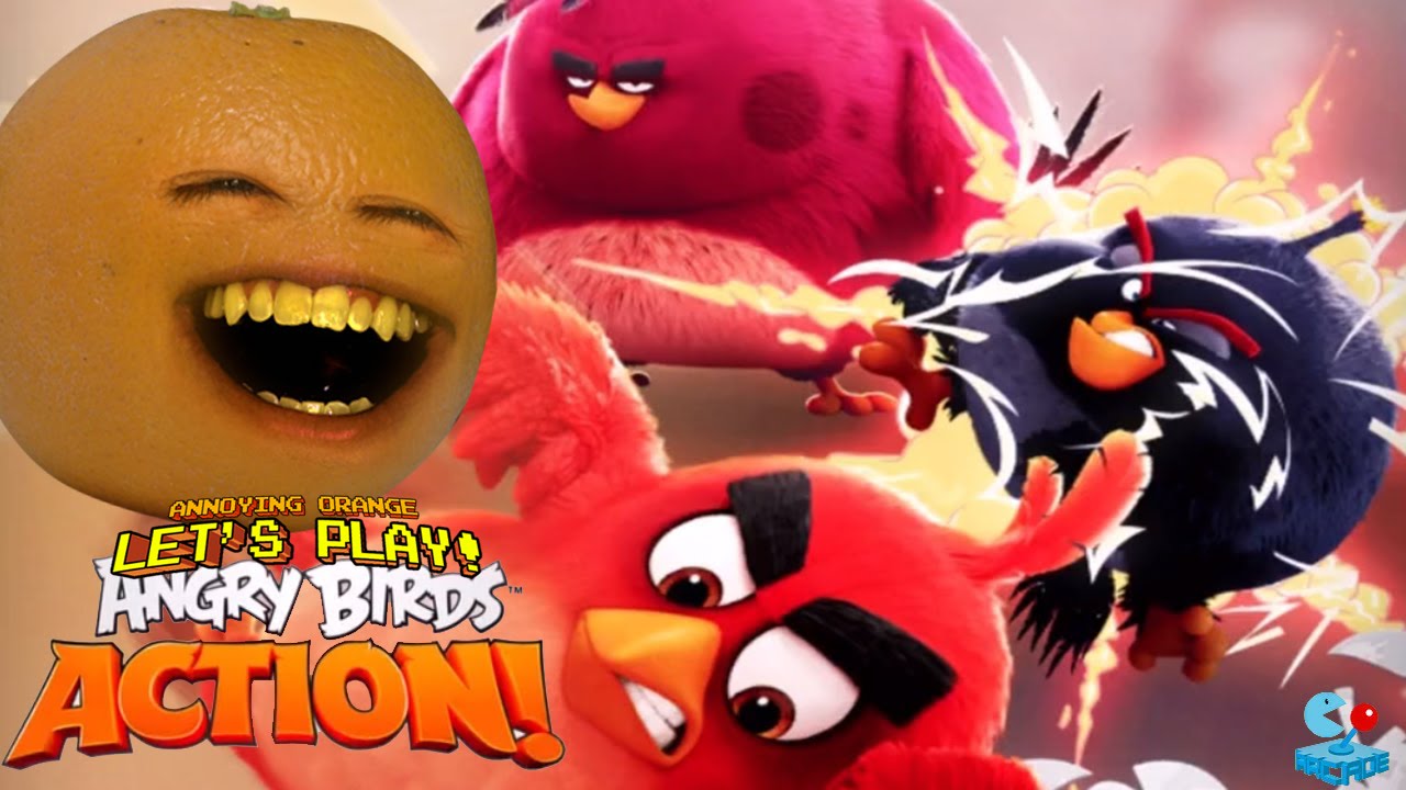 Annoying Orange Plays - Angry Birds Action!