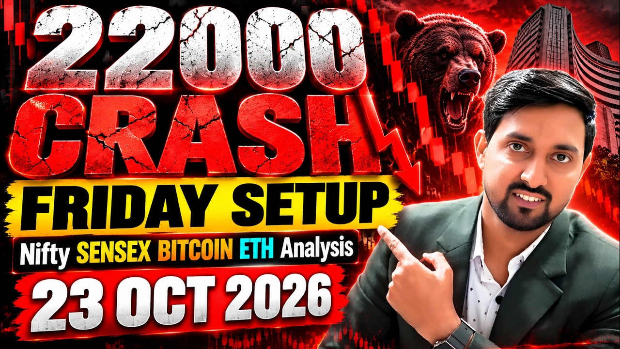 Nifty Prediction and Analysis for Tomorrow | 23 OCT 2026 | Crypto Prediction
