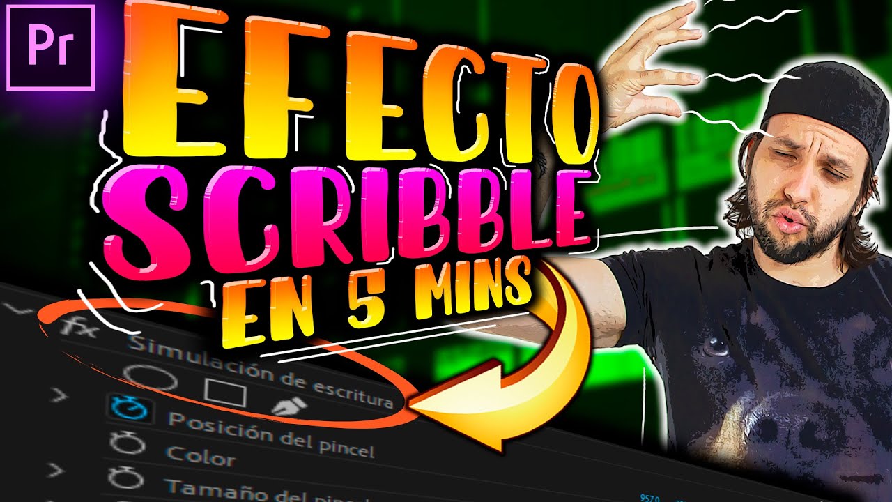 ✔️EFECTO SCRIBBLE ✔️( Tutorial premiere pro 2020) -Como hacer el efecto GARABATO en  PREMIERE