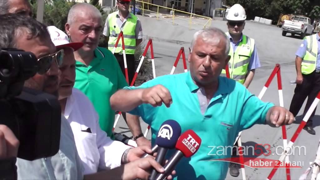Çayeli Bakır'da Çatlayan Evler Eylemi